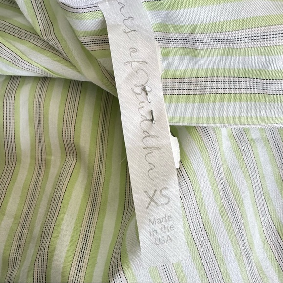 Ears Of Buddha Chrissy Sleeveless Silk Button Down Top Lace Detail Size XS‎ - Picture 12 of 13